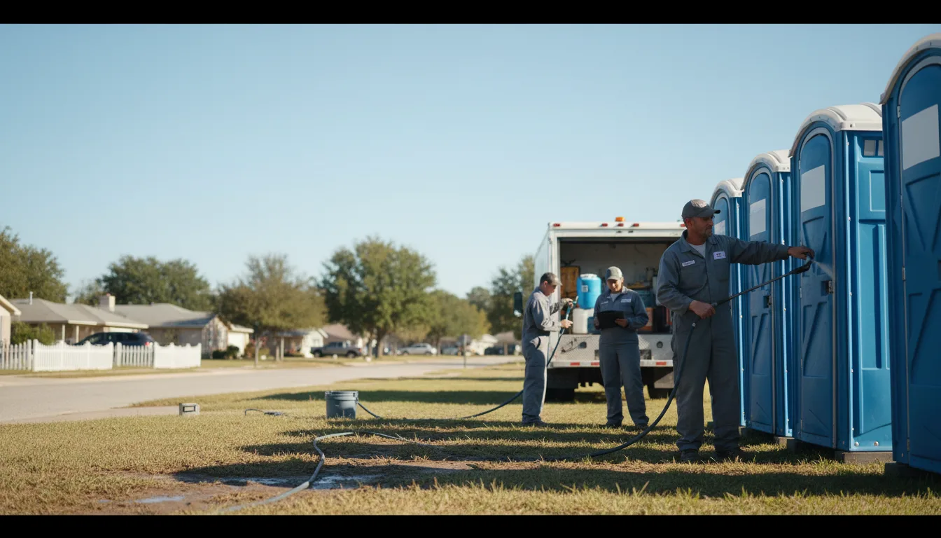 Long-Term Portable Toilet Rental in Scott Air Force Base, IL near me